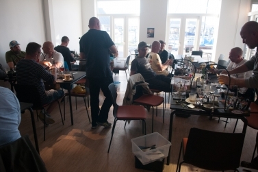 Food, beer, tying Food, beer, tying