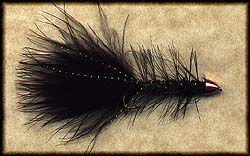 CONE Head BLACK WOOLLY BUGGER Image