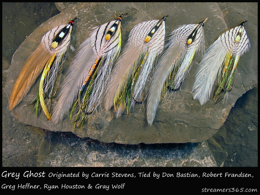 #32 Grey Ghosts - Originated by Carrie Stevens and tied by Don Bastian, Robert Frandsen, Greg Heffner, Ryan Houston and Gray Wolf #32 Grey Ghosts - Originated by Carrie Stevens and tied by Don Bastian, Robert Frandsen, Greg Heffner, Ryan Houston and Gray Wolf