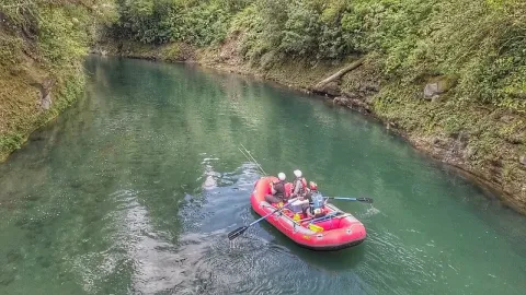 Video thumb for Raft Fishing Epic New Zealand River