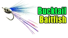 Video thumb for Bucktail Baitfish Streamer